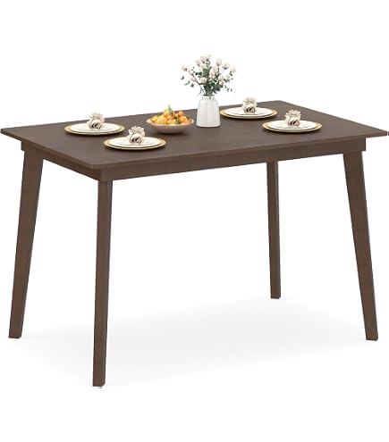 Amazon.com - Baxton Studio Edna Mid-Century Dining Table French